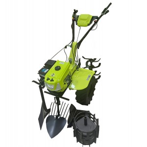 Мотоблок 1100 SICO GARDEN + широки гуми + ИНВЕНТАР, 7 к.с., 80-110 см